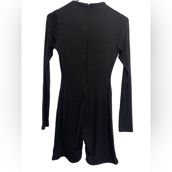 NWOT Naked Wardrobe Sculpt long-sleeve knit stretch romper - Picture 3 of 4